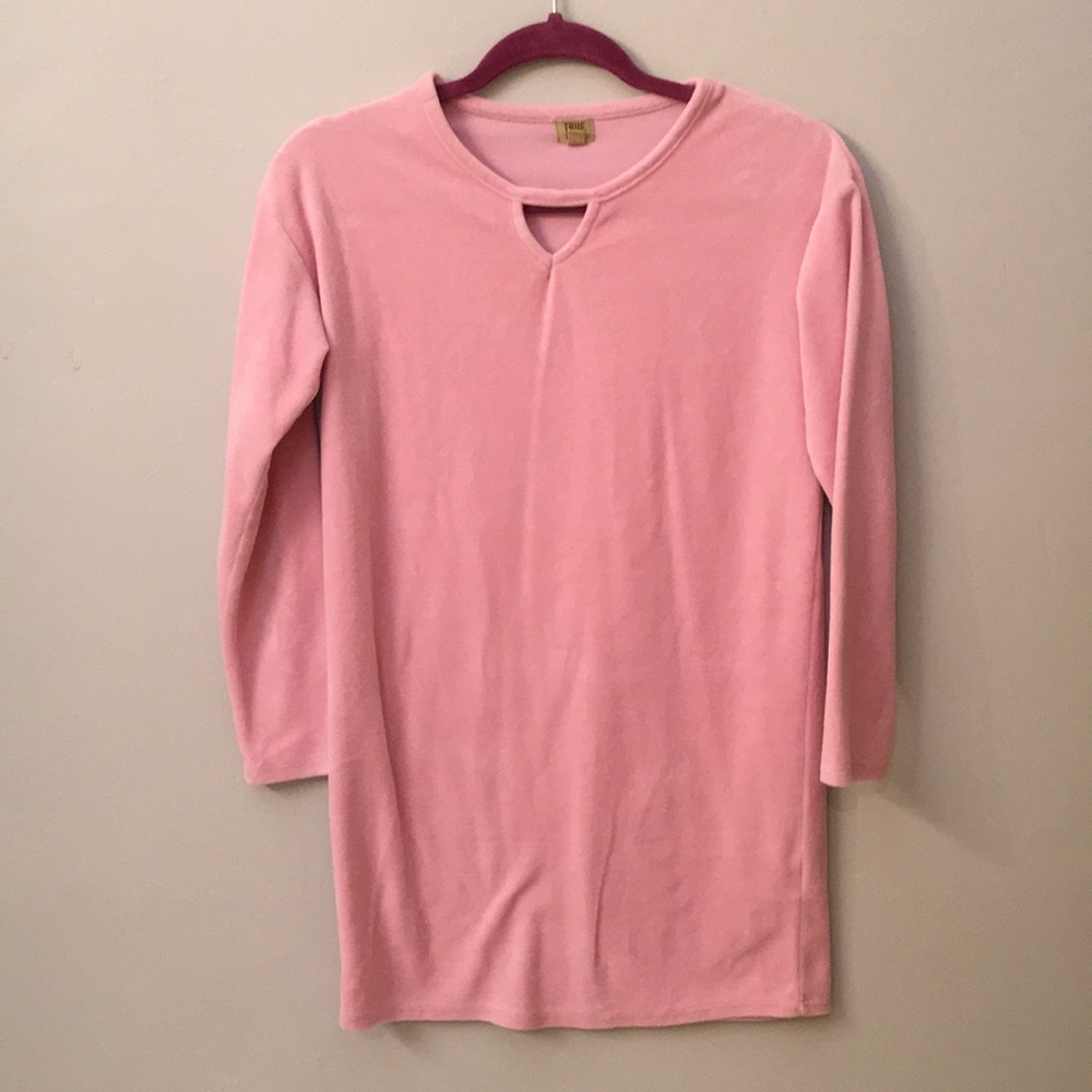 Girls velvety sweatshirt dress by True Craft